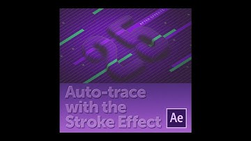 Auto-Trace image with the stroke effect in After Effects