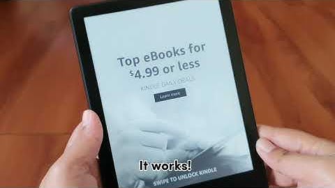 Kindle Paperwhite 5: How to enable/disable a password on your Kindle device