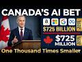 Canada Invented Deep Learning. $725 Billion vs $725 Million. Same Digits. One Thousand Times Smaller