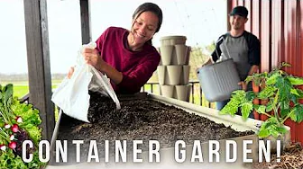 Learning to GROW OUR OWN FOOD With NO Garden Space