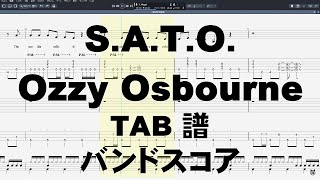 S.A.T.O. ギター ベース TAB 【 Ozzy Osbourne オジーオズボーン 】 バンドスコア SATO ランディーローズ Randy Rhoads