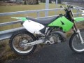 Kawasaki KX 250 idle and rev