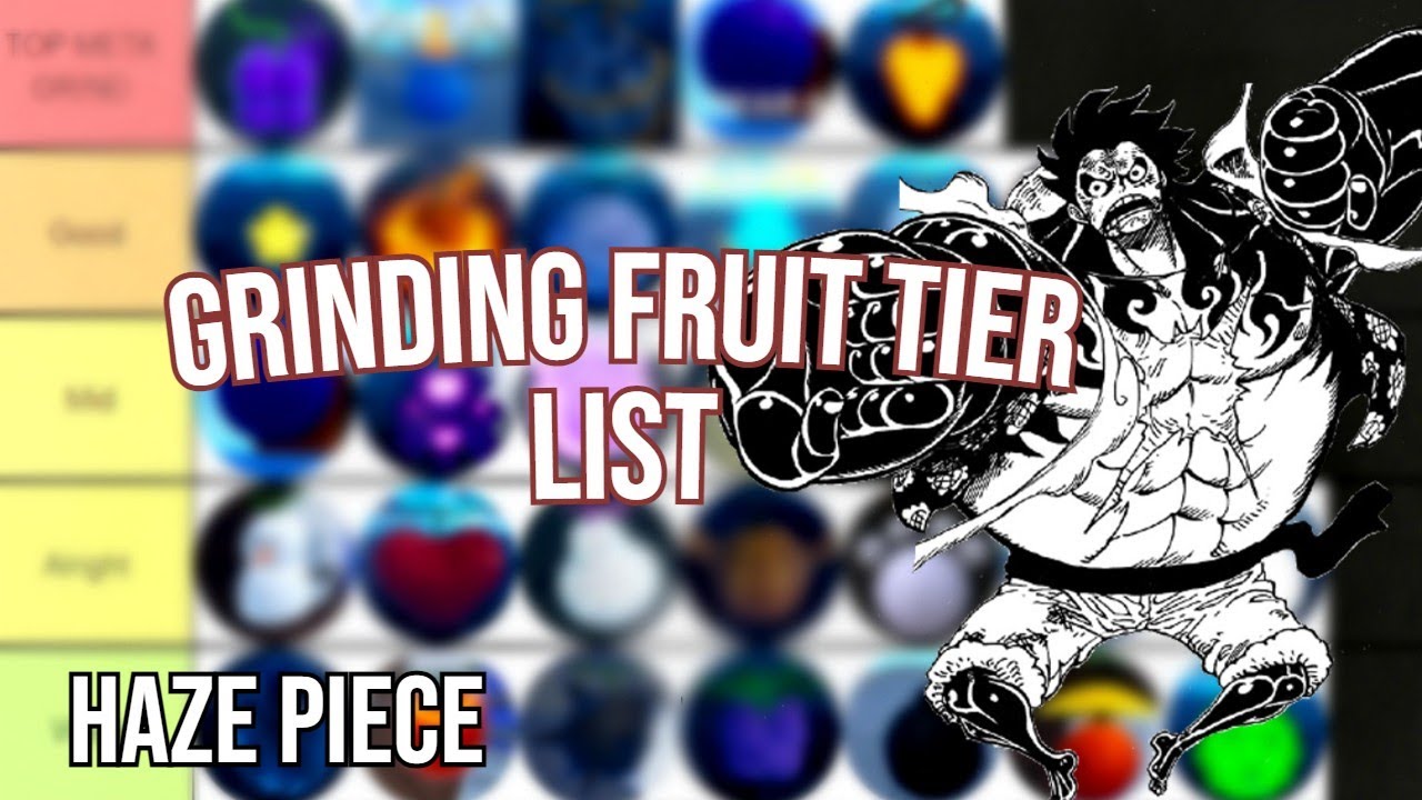 Fruit Tier List (grind)