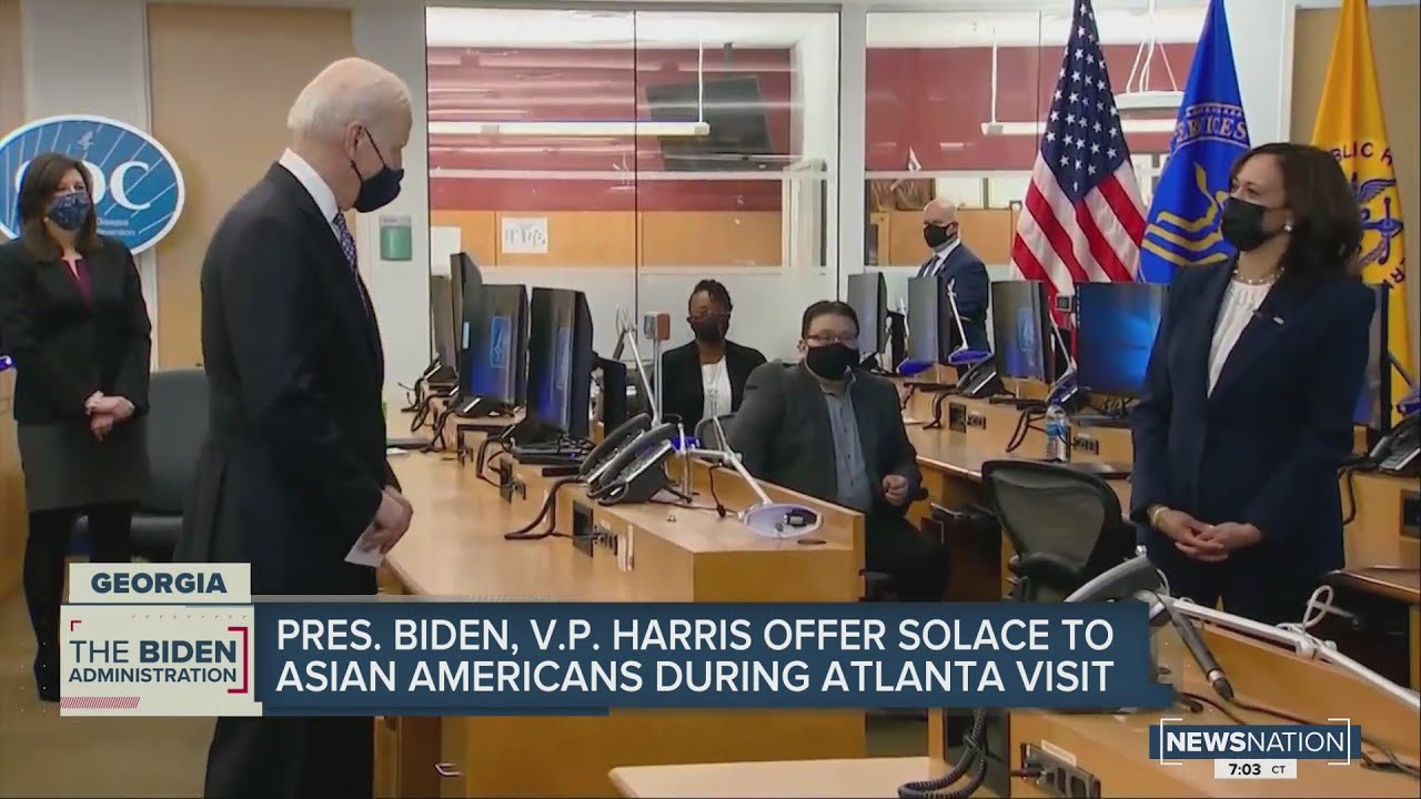 President Biden and VP Harris offer solace to Asian Americans during Atlanta visit