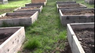 Organic Square Foot Garden 3: Garden Prep