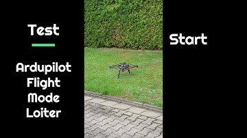 Drone Test in Flight Mode Loiter & Emergency Landing #dronetest #ardupilot #loiter #emergencylanding