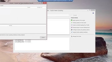Windows Server 2012-Cluster Aware Updating.