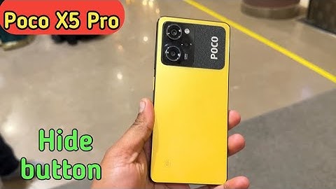 How To Hide Button, How To Hide Back Button In Poco X5 Pro, Navigation Button Setting In Poco X5