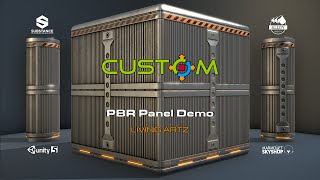 CUSTOM SciFi Panel Demo - Unity 3D