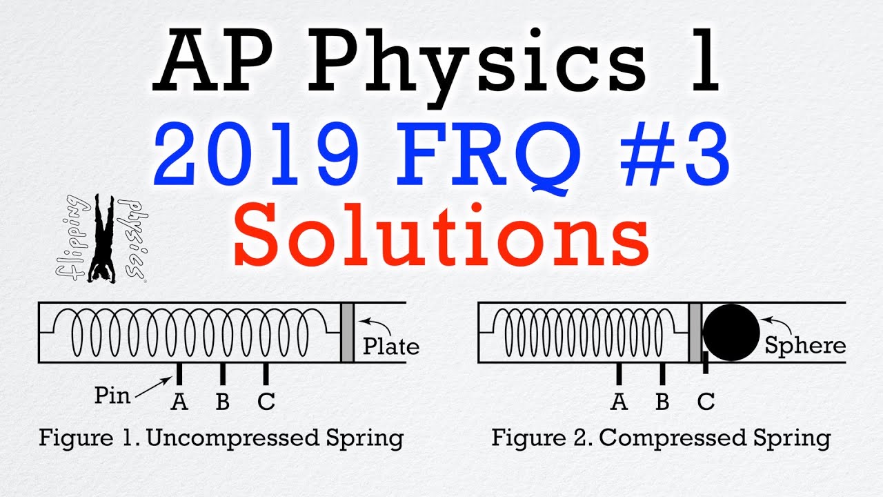 2019 3 Free Response Question AP Physics 1 Exam Solution YouTube