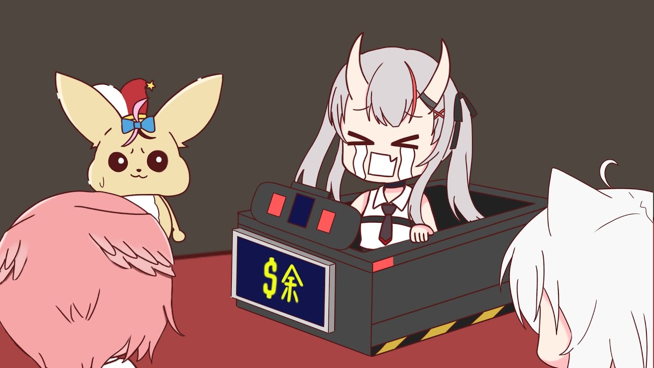 【手描き】ルイ姉にいたずらされて泣いてしまうあやめちゃん【百鬼あやめ／鷹嶺ルイ／白上フブキ／星街すいせい／尾丸ポルカ／ホロライブ／切り抜き動画／REPO】