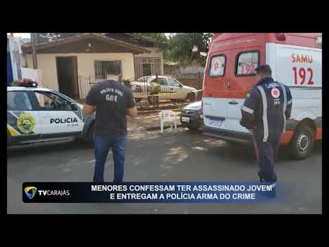 Menores confessam ter assassinado jovem em Campo Mourão e entregam a polícia arma do crime