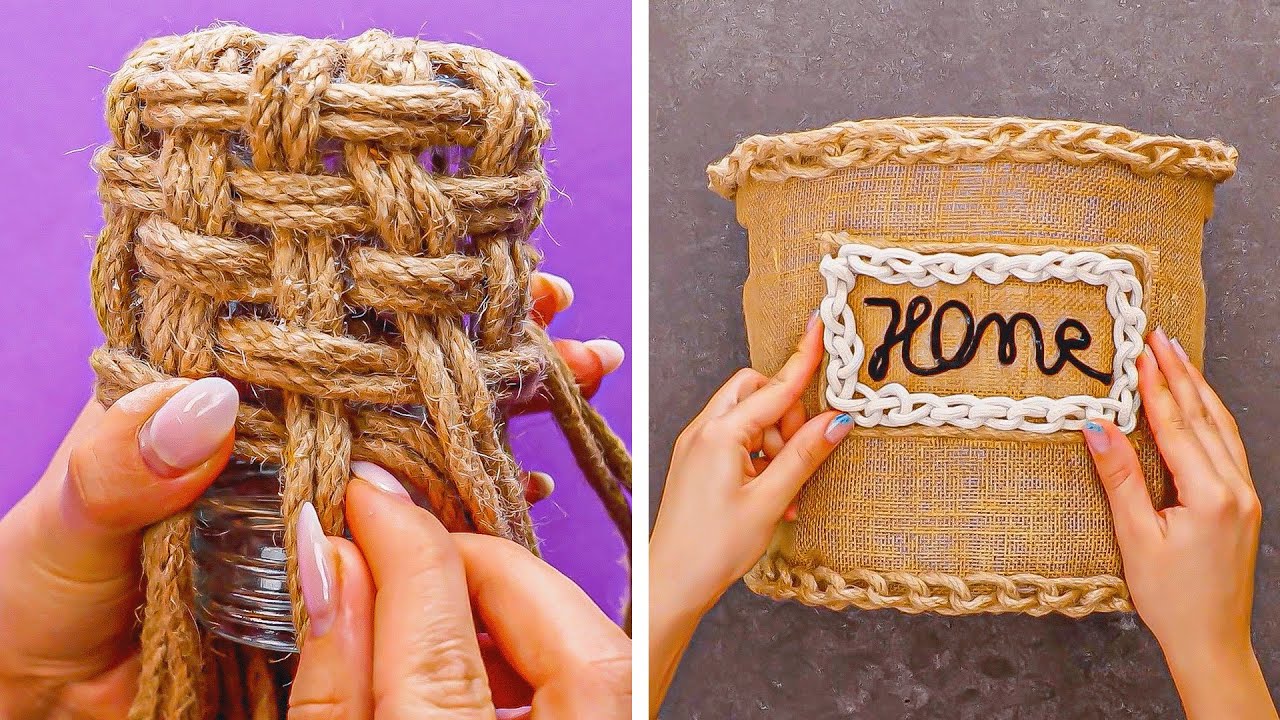 5 Adorable DIY Projects With Rope & Twine | Home Decor Ideas That You ...
