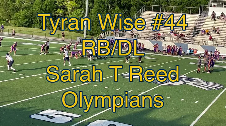 Tyran Wise #44 Rb/DL Highlights Sarah T. Reed foot...
