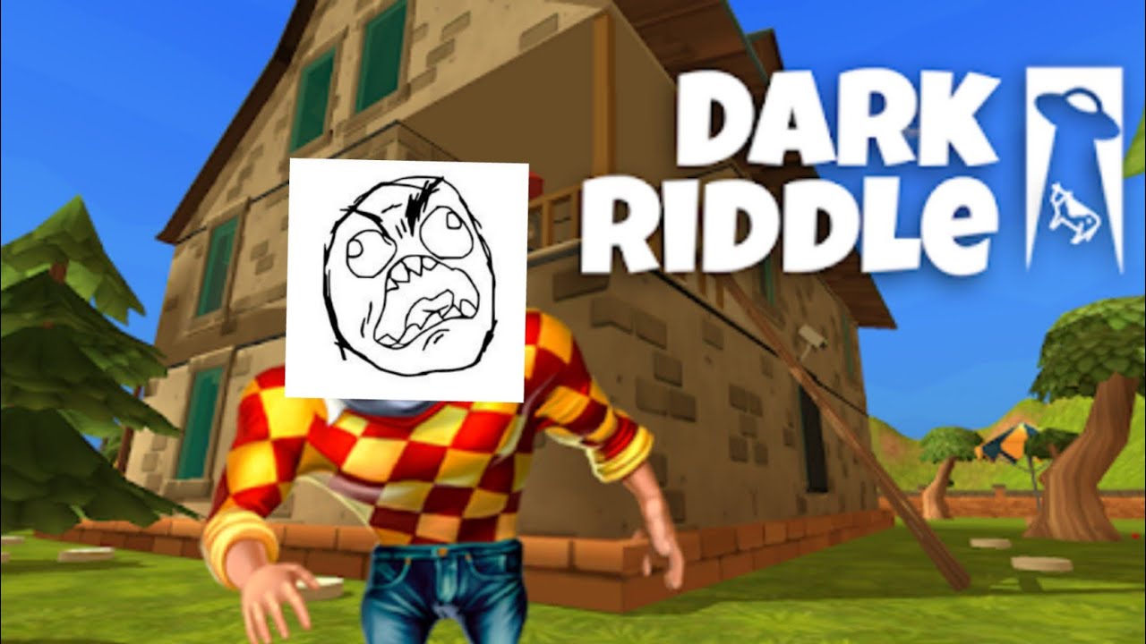 Включи dark riddle привет. Игра Dark Riddle 2. Дарк Риддл сосед. Сосед из Dark Riddle. Привет сосед игра Dark Riddle картинки.