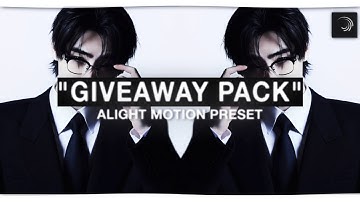 EDITING GIVEAWAY PACK (cc, shakes, transitions and text effects) || Alightmotion Preset (+XML)