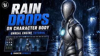 Rain Drops on Character Body in UE5