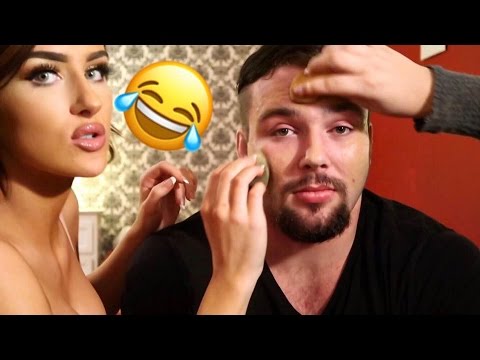 BROTHER GETS HIS MAKEUP DONE -