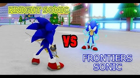 Sonic Universe RP: Knight Sonic VS Frontiers Sonic