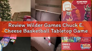 Review Wilder Games Chuck E. Cheese Basketball Tabletop Game Includes 15 Prizes – Mini Arcade Style