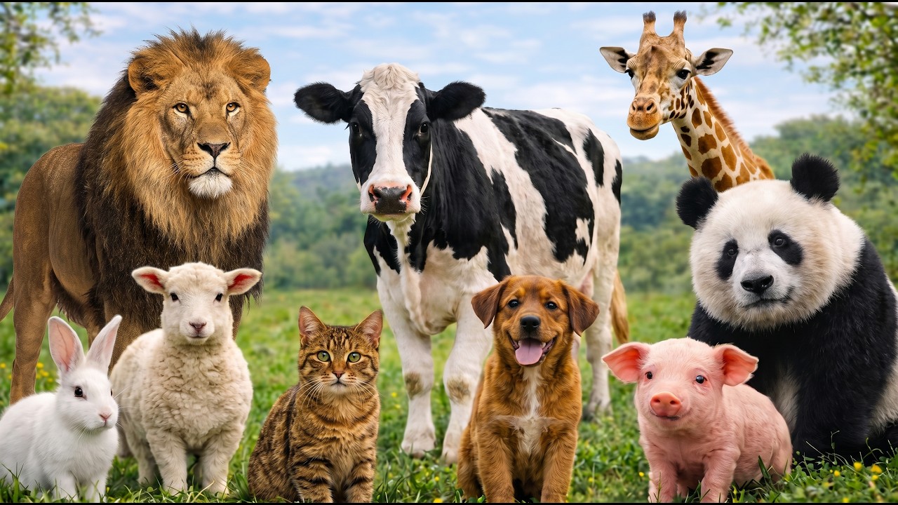 40 Animal Sounds for Kids | Learn Wild and Farm Animals | Pipindum