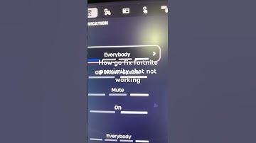 How to fix fortnite proximity chat not working