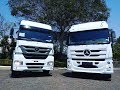 Diferenças entre ACTROS 2546 6x2 e AXOR 2544 6x2