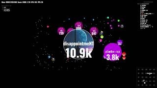 Agar.io - Galaxxy & Beans Random Server Takeover #74