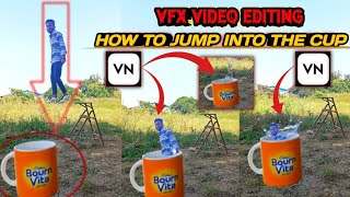 How to Jump into the cup editing | video editing | video editing tutorial ( in hindi)