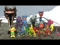 All Poppy Playtime 1, 2, 3 Monsters chased me AT NIGHT | Garry's Mod