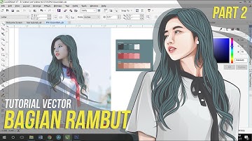 Tutorial Membuat Vector Rambut Dengan CorelDraw - PART2