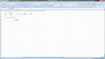 6-2 Required Rate of Return - CAPM