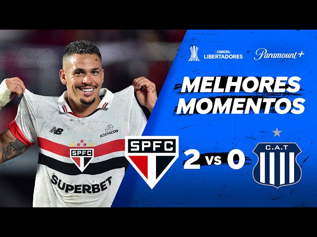 SÃO PAULO 2 x 0 TALLERES - CONMEBOL LIBERTADORES 2024 | Paramount Plus Brasil class=