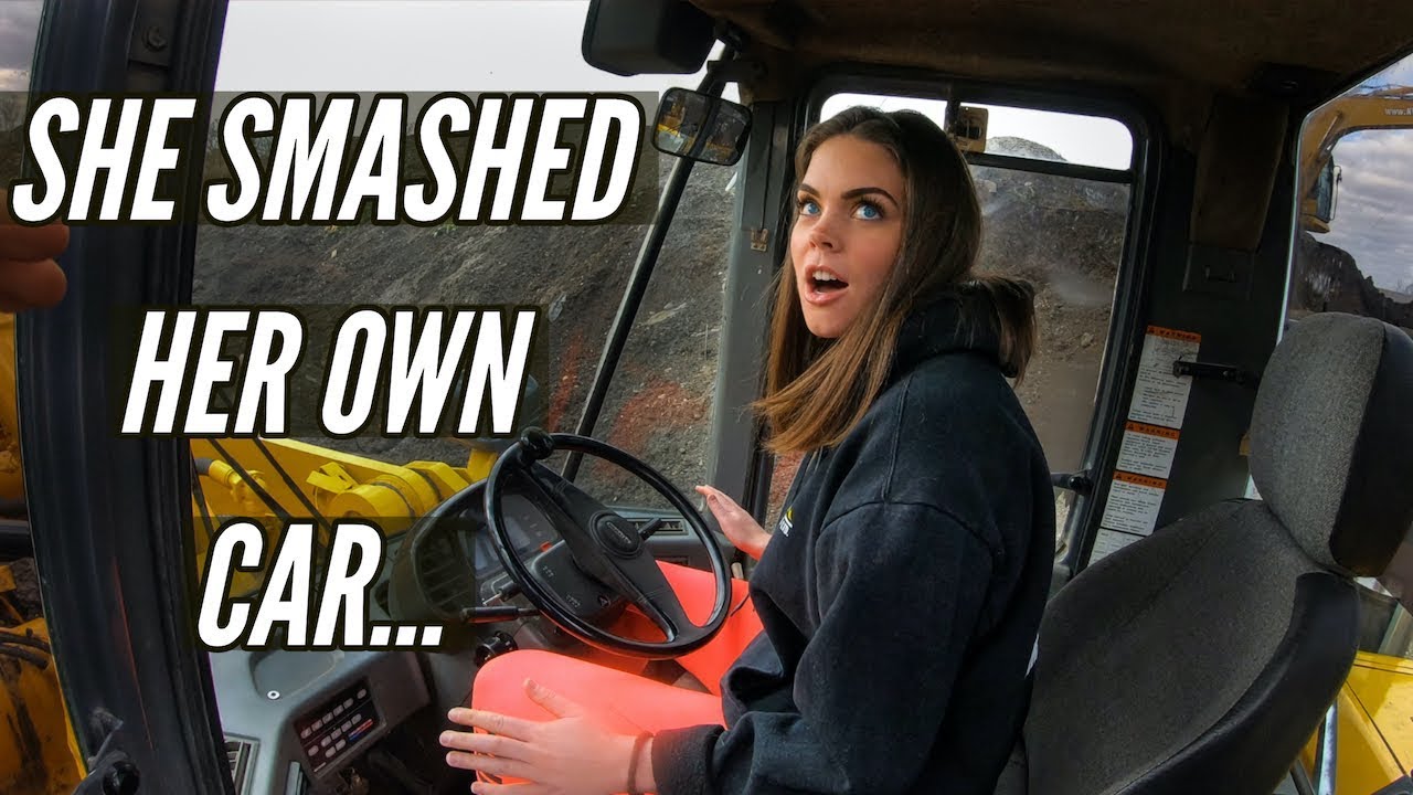i brought my girlfriend to work in construction YouTube