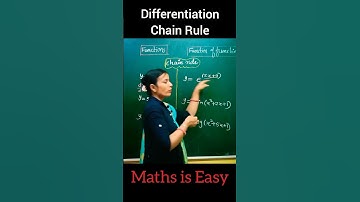 Differentiation Chain Rule | Derivatives | Class 12 Differentiation #shorts #short #derivatives