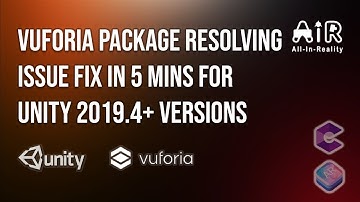 Vuforia SDK 9.5+ package resolving issue fix in 5 minutes for Unity3D 2019+ & 2020+ Versions