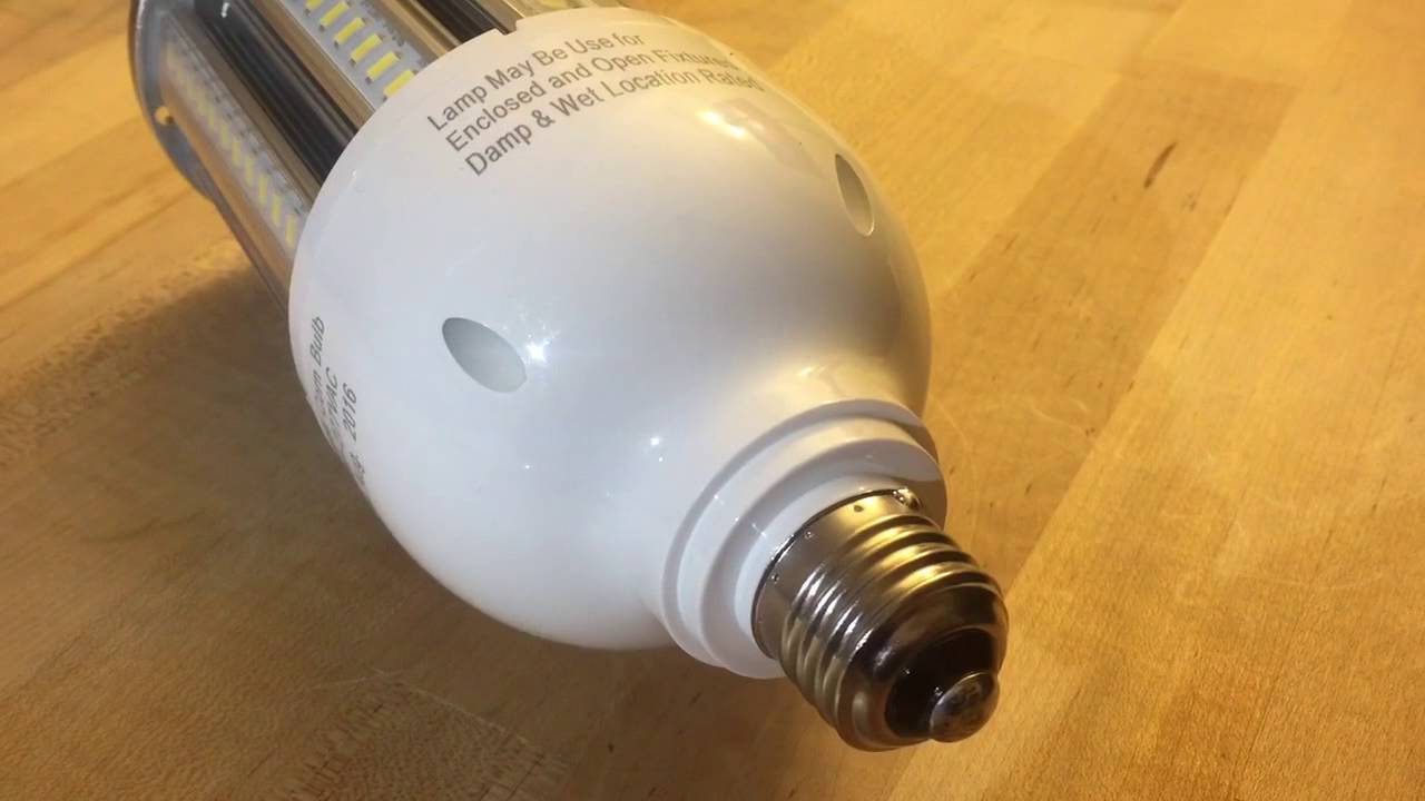 HID LED Replacement for 175 Watt E39 Base 5000K YouTube