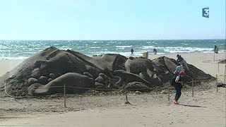 Canet-en-Roussillon : 1er festival Effet Mer de sculptures sur sable