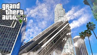 Mega Earthquake Destroys Los Santos - Gta 5 End Of Los Santos Earthquake Mod