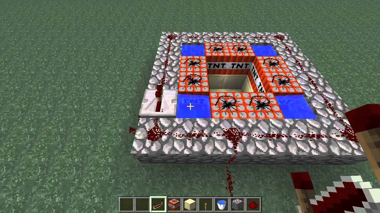 [TUTO]Comment faire un trampoline dans minecraft - YouTube