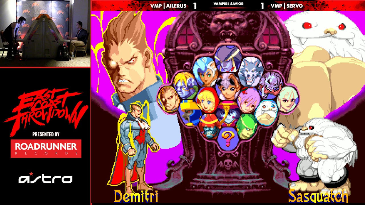 Vampire Savior @ ECT 2019 - Top 8 Matches Part 1 - TIMESTAMPS [4K