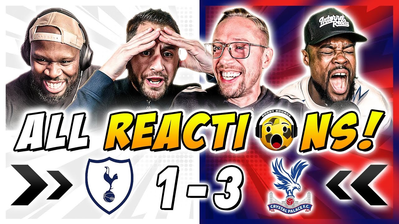 Spurs and Rivals & Haters Fan Reactions to Tottenham 1-3 Crystal Palace | Premier League Fan Reactio