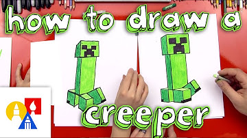 How To Draw A Creeper (New)
