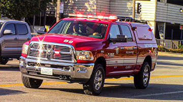 LAFD Battalion 9 Responding