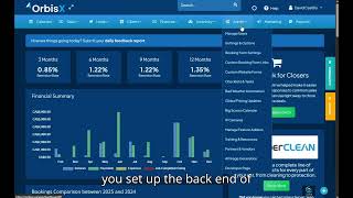 OrbisX CRM Quick Overview of the Interface and Options