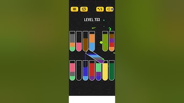 Water sort puzzle level 733