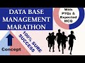 Complete database management system  dbms  marathon  all pyqs  expected mcqs in one class