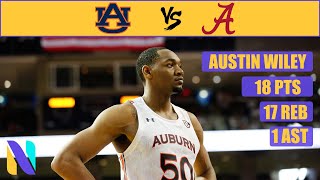 Austin Wiley #11 Auburn Tigers 18 PTS 17 REBS 1 AST vs Alabama Crimson Tide | Next Ones