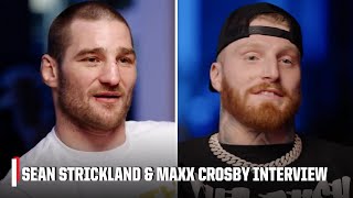 Sean Strickland & Maxx Crosby discuss their mutual respect & similarities in and out of sports