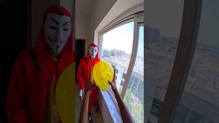 Hacker vs Parkour Free Run Pov 😂✅#hacker #moneyheist #parkour #rooftopparkour #shortvideo #yt